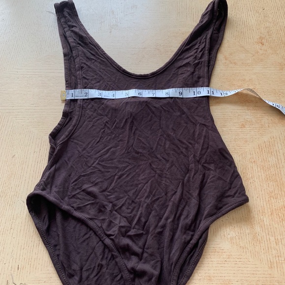 Nasty gal Gimme the Scoop Bodysuit brown - Picture 4 of 8